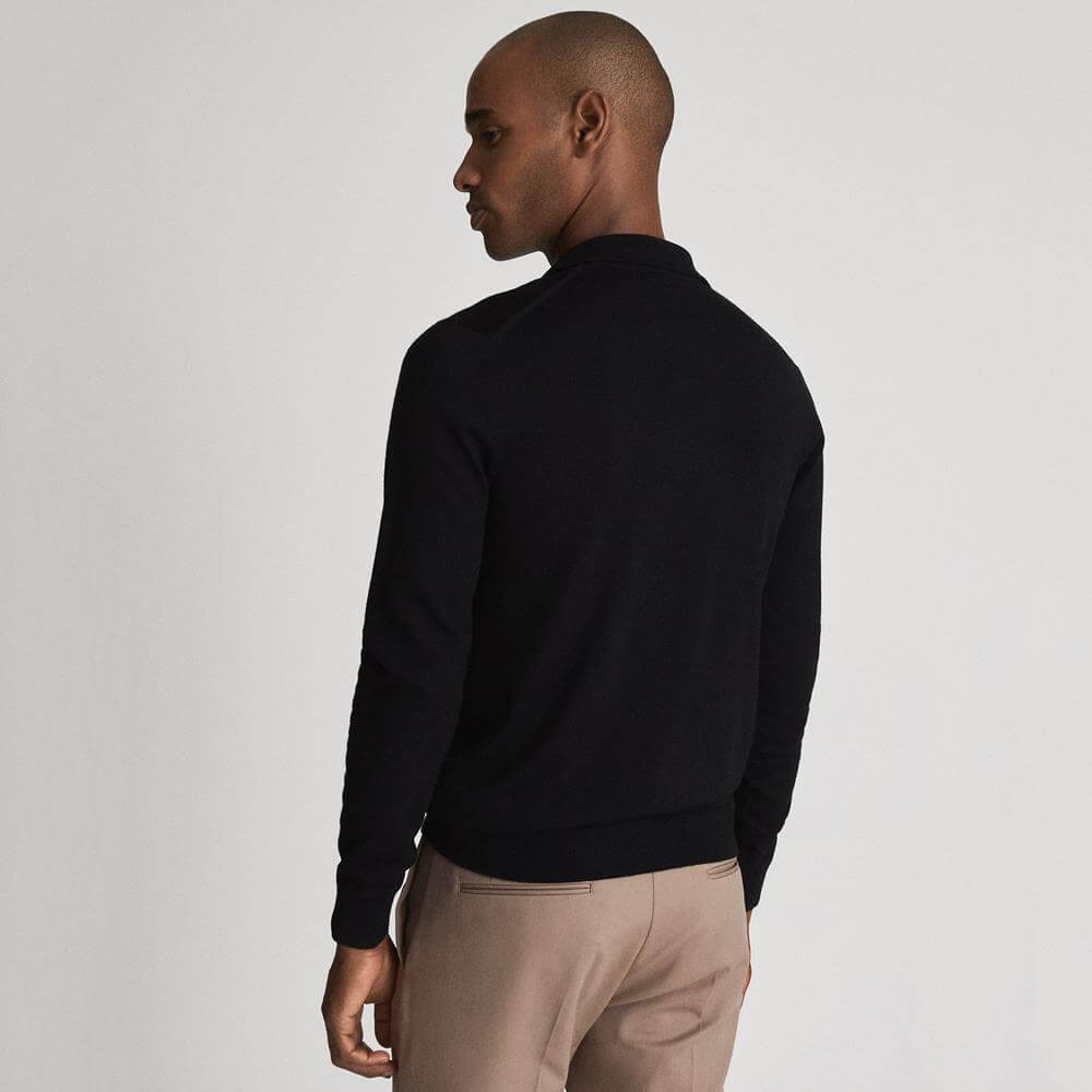 Long sleeve polo outlet sweatshirt